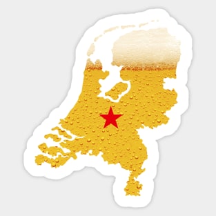 Netherlands country beer Dutch Holland King's day Sticker